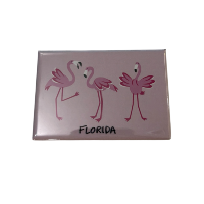 Monogrammed Flamingo Magnet